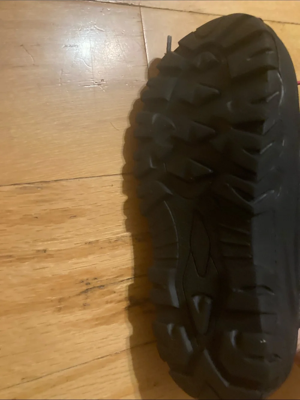 Kids Black Snow Boots with Pink Accents